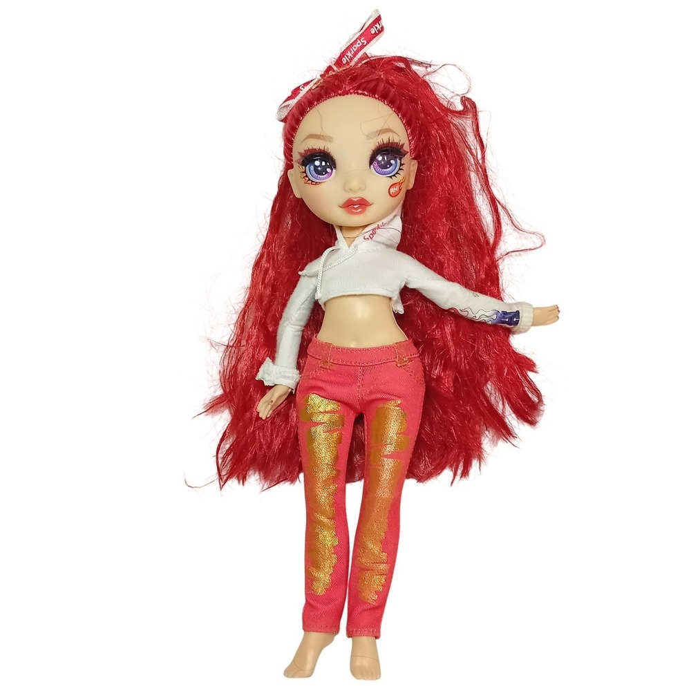 MGA Rainbow High Ruby Anderson Cheerleader Doll Redressed Kidcore Dollcore Girls